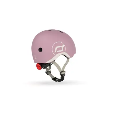 Casca De Protectie Pentru Copii, Sistem De Reglare Magnetic Cu Led, Xxs-s, 45-51 Cm, 1 An+, Wildberry, Scoot  Ride Pjb81