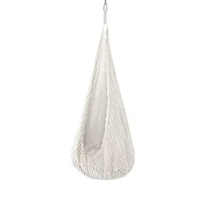 Leagan Tip Cocon Pentru Copii Meowbaby   Churros Cotton Candy White ,   Locul Preferat Pentru Joaca Si Relaxare Pjbmchhkk96