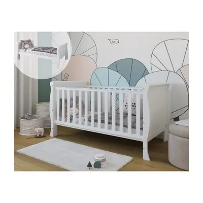 Patut Evolutiv 140x70 Cm Scarlet 2in1 ,   Pat Bebe + Pat Prescolar, Somiera Reglabila, Protectii Dentitie Pjbscarlet140_w