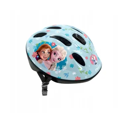 Casca de protectie, Stamp, Frozen, Marime 53- 56 cm, Ajustabila, EN1078, Ideala pentru bicicleta, role, trotineta si skateboard, Albastru BYNRN246100S