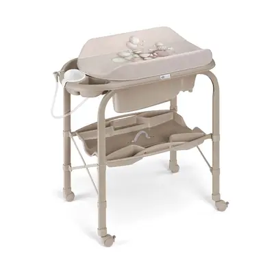Masa De Baie Pliabila Cu Saltea De Infasat Si Cadita Anatomica ,   Cambio Deluxe, Bej (0,  11 Kg) Pjbc209-c261
