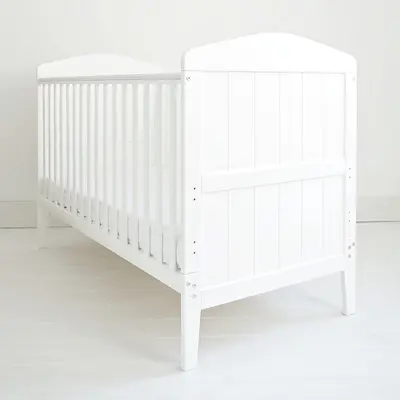 Patut Din Lemn Masiv, Transformabil Pentru Bebe Si Junior, Hampton + Saltea Cocos 140 X 70 Cm Pjbhampton_140-saltea