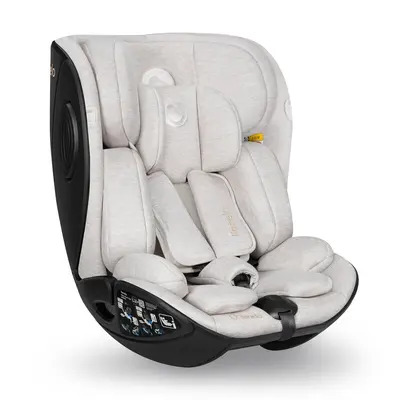 Scaun auto, Lionelo, Moxie Next, i-Size, 40-105 cm, Tetiera reglabila pe 8 trepte, Inclinare spatar in 5 pozitii, Carcasa ventilata, Din bambus, Protectie avansata, Husa detasabila, Conform cu R129, Bej BYNLO-MOXIE_NEXT_I-SIZE_BEIGE SAND
