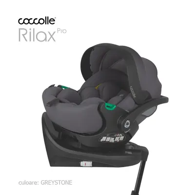 Scoica auto isize coccolle rilax greystone + baza isofix isize smb32508046204b1