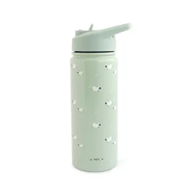 Sticla Termica Premium Pentru Copii Saro, 500 Ml, Otel Inoxidabil 304, Fara Bpa, Anti-condens, 12h, Cu Pai Retractabil Si Capac Etans, Funny Farm Pjb74550