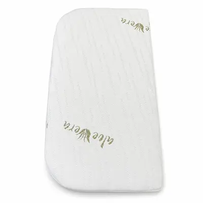 Saltea DualNest Semiovala 88x48x8 Cm in 3 straturi Pentru pat co-slepper, Husa Jacquard Deluxe - ASC6427968020217