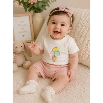 Compleu din doua piese, bumbac, ayyildiz, ice cream tram1-11