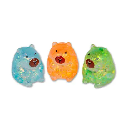 Jucarie antistres - capybara cu sclipici