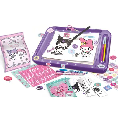 Tablita de desen cu lumini - my melody & kuromi