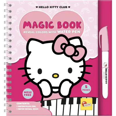 Waterbook: carte de colorat cu apa - hello kitty