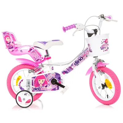 Bicicleta pentru copii fairy db-124rsn-05fy dino bikes, 12 inch