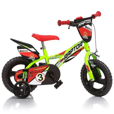 Bicicleta pentru copii raptor db-612l-03rp dino bikes, 12 inch