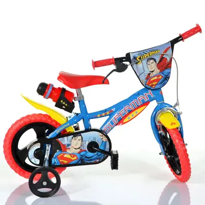 Bicicleta pentru copii superman db-612l-sm dino bikes, 12 inch