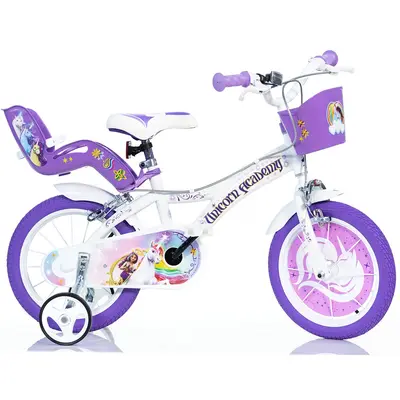 Bicicleta pentru copii unicorn academy db-616g-ua dino bikes, 16 inch