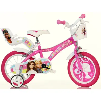 Bicicleta pentru copii barbie db-614g-02ba dino bikes, 14 inch