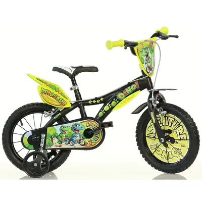 Bicicleta pentru copii dinosaur adventure db-616-dsa dino bikes, 16 inch