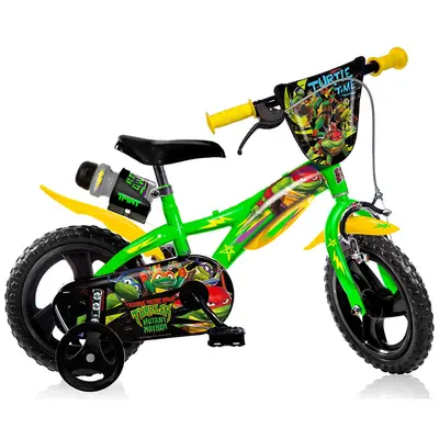 Bicicleta pentru copii testoasele ninja db-612l-mnt dino bikes, 12 inch