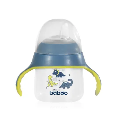 Cana baboo cu tetina din silicon, blue haze, 150 ml, 6 luni+ ba8-144