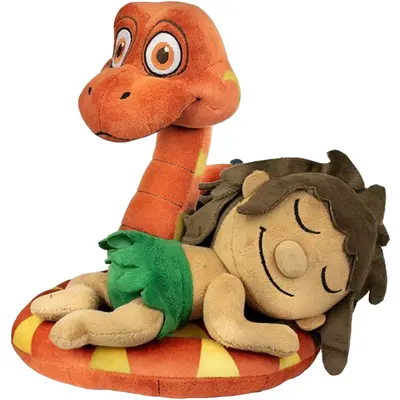 Jucarie din plus Mowgli & Kaa, Cartea Junglei, 25 cm