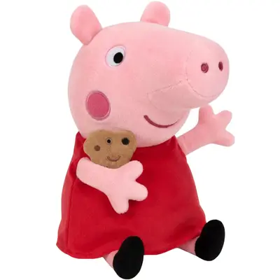 Jucarie din plus Peppa Pig cu Teddy, 27 cm