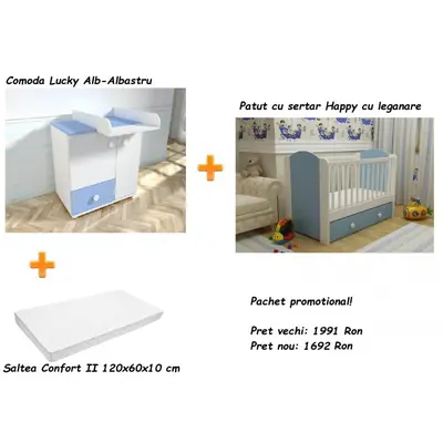 Mobilier Camera copii Si Bebelusi MyKids LUCKY MYK00089259