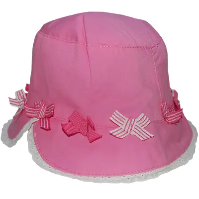 Palarie roz cu fundite (10268), Mayoral, 50 cm