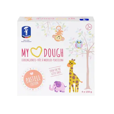 Plastilina my heart pastel - 4 x 150 gr.