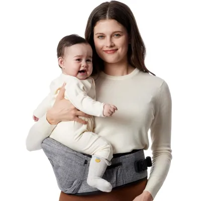 Marsupiu tip sezut Momcozy M Grey