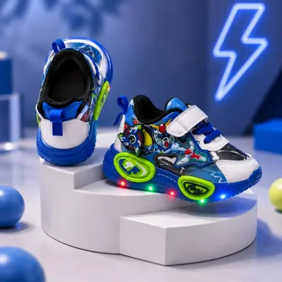 Pantofi sport cu lumini led, model robo 2, multicolor adt-60-2x