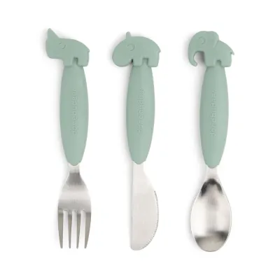 Set tacamuri Done by Deer Easy-grip Deer Friends Green