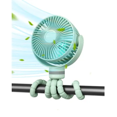 Ventilator portabil pentru carucior Momcozy Green
