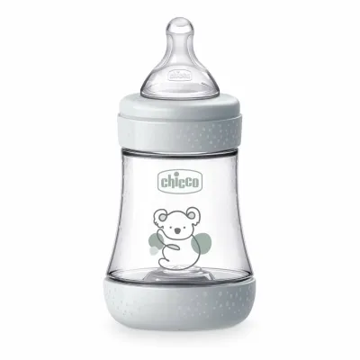 Biberon Chicco Perfect5 150ml, biofunctional, anti-colici, tetina silicon, flux lent, unisex, 0luni CHC2021132-7