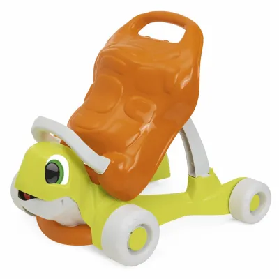 Jucarie antemergator ecologic Chicco, Broasca testoasa Walk and Ride, 9-36luni CHC11081-1