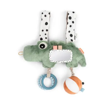 Jucarie de activitati pentru agatat Done by Deer Croco Green