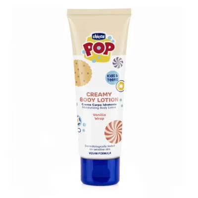 Lotiune cremoasa cu aroma de vanile pentru corp Chicco Pop, 150ml, 6ani+ CHC12377-9