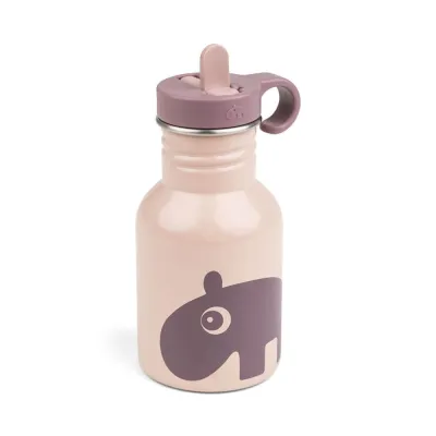 Sticla metalica cu pai Done by Deer Ozzo Powder 350 ml