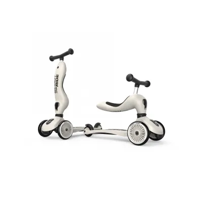 Trotineta Copii 2in1 Premium Scoot  Ride Highwaykick 1 Ash, Cu E Ezut, Sistem Anti-rasturnare, Reglabila 1,  5 Ani (max. 50 Kg) Pjb96268