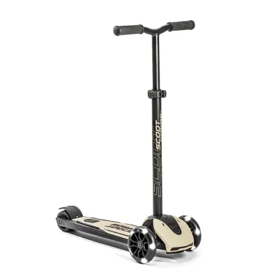 Trotineta Premium Copii Scoot  Ride Highwaykick 5 Led Ash ,   Reglabila, Roti Luminoase, 5 Ani+, Pana La 80 Kg Pjb96440