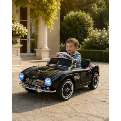 Mae Ina Electrica Bmw 507 12v Negru Metalic, Licenta Oficiala ,   Design Clasic, Telecomanda 2.4g Pjbc4k1938