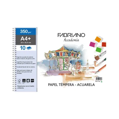 Bloc tempera Fabriano, 23x32 cm, 350g, 10 file BPTCFB74233255