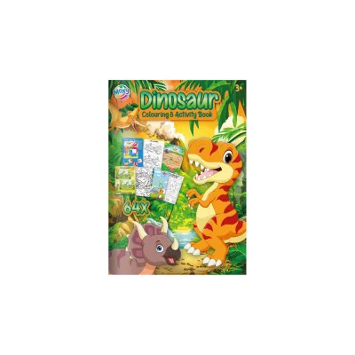 Carte de colorat si activitati A4 Creative Craft, 64 pagini, design dinozauri BPTCJK150076