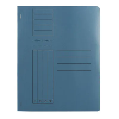 Dosar plic Basic, carton, albastru, 10 bucati/set BPTCRQ010622