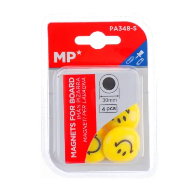 Magneti tabla Main Paper, 30mm design smiley face BPTCMR003485