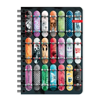 Notes Ilijanum, A6, cu spira, 60 file, 70 g/mp, dictando, urban BPTCCI700013