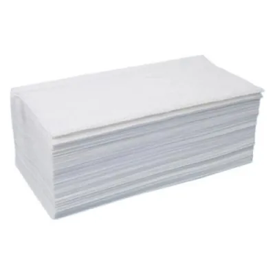 Prosoape pliate V albe, 2 straturi, 24x22 cm, 150 portii BPTCLC000949