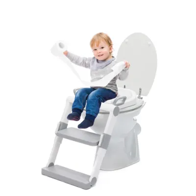 Scara cu reductor WC moale pliabila, 24 luni+, grey white  Fillikid