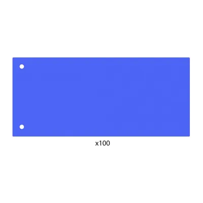 Separatoare, PP, 160 microni, albastre, 105x240 mm, 100 bucati/set BPTCPY3081102