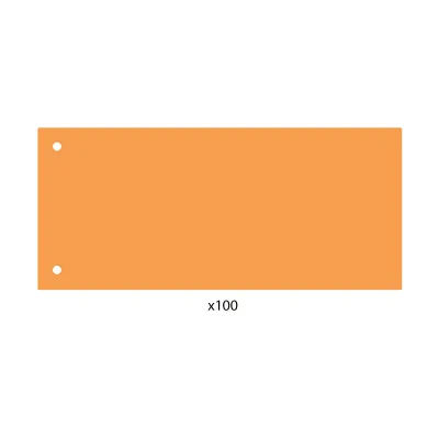Separatoare, PP, 160 microni, orange, 105x240 mm, 100 bucati/set BPTCPY3081106