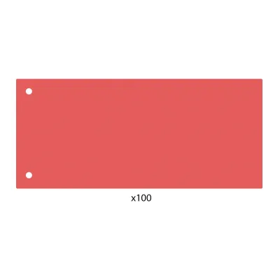 Separatoare, PP, 160 microni, rosii, 105x240 mm, 100 bucati/set BPTCPY3081103