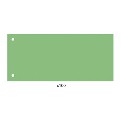 Separatoare, PP, 160 microni, verzi, 105x240 mm, 100 bucati/set BPTCPY3081104